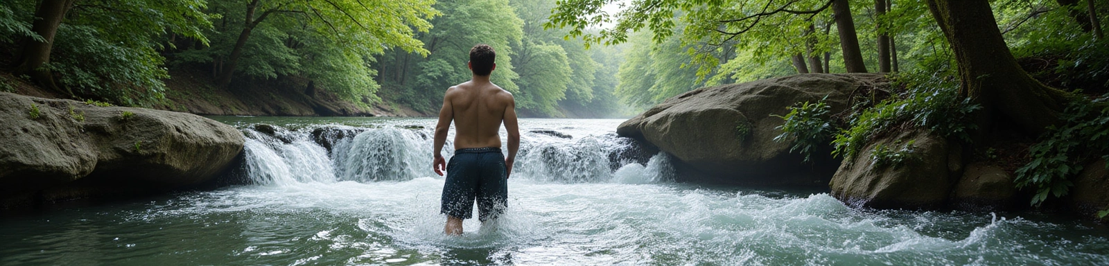 Men's health and vitality with natural elements